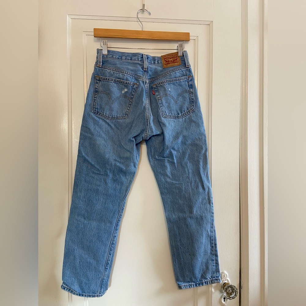 Levi’s 501 distressed straight leg jeans - Picture 3 of 4